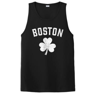 Boston, St Patrick's day - Patty's day shamrock tee PosiCharge Competitor Tank