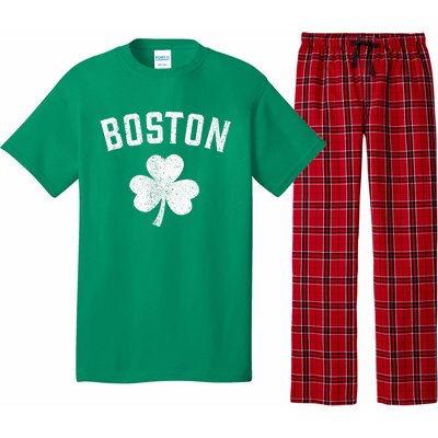 Boston, St Patrick's day - Patty's day shamrock tee Pajama Set