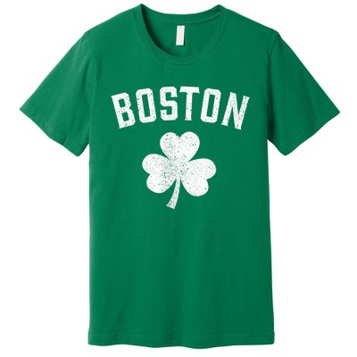 Boston, St Patrick's day - Patty's day shamrock tee Premium T-Shirt