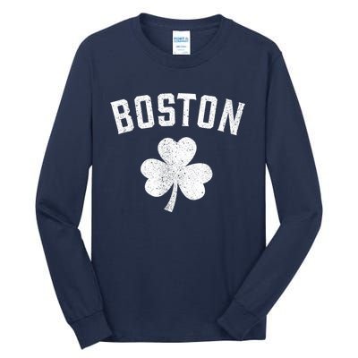 Boston, St Patrick's day - Patty's day shamrock tee Tall Long Sleeve T-Shirt