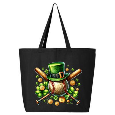 Baseball St PatrickS Day Lucky Irish Sport Clover Shamrock Gift 25L Jumbo Tote