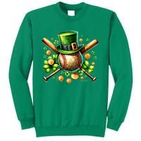 Baseball St PatrickS Day Lucky Irish Sport Clover Shamrock Gift Sweatshirt