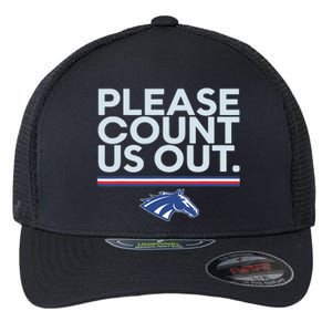 Boise State Please Count Us Out Flexfit Unipanel Trucker Cap