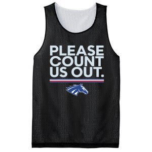 Boise State Please Count Us Out Mesh Reversible Basketball Jersey Tank