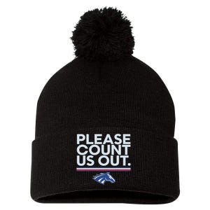 Boise State Please Count Us Out Pom Pom 12in Knit Beanie