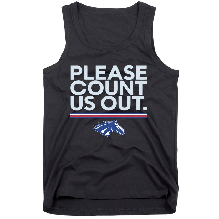 Boise State Please Count Us Out Tank Top