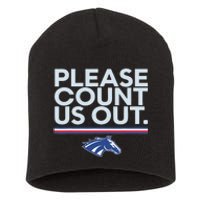 Boise State Please Count Us Out Short Acrylic Beanie