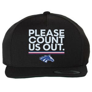 Boise State Please Count Us Out Wool Snapback Cap