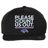 Boise State Please Count Us Out Wool Snapback Cap