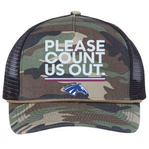 Boise State Please Count Us Out Retro Rope Trucker Hat Cap