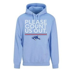 Boise State Please Count Us Out Unisex Surf Hoodie