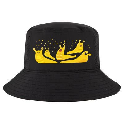 Banana Slug Party– Banana Slug Humor Banana Slug Squad Cool Comfort Performance Bucket Hat