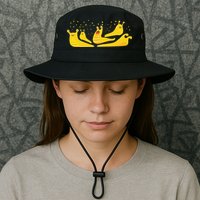 Banana Slug Party– Banana Slug Humor Banana Slug Squad Bucket Hat