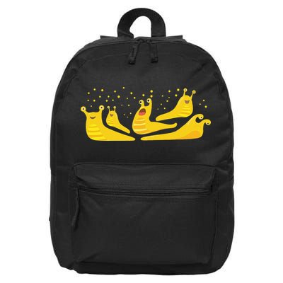 Banana Slug Party– Banana Slug Humor Banana Slug Squad 16 in Basic Backpack
