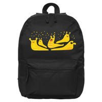 Banana Slug Party– Banana Slug Humor Banana Slug Squad 16 in Basic Backpack