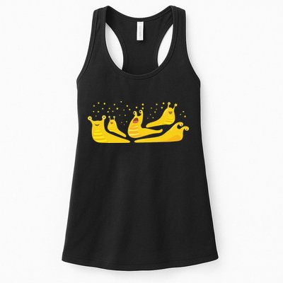 Banana Slug Party– Banana Slug Humor Banana Slug Squad Womens Tank Top