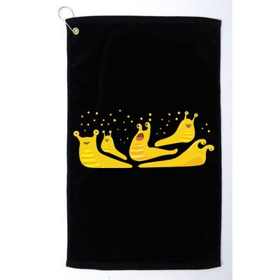 Banana Slug Party– Banana Slug Humor Banana Slug Squad Golf Towel