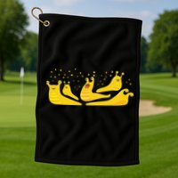 Banana Slug Party– Banana Slug Humor Banana Slug Squad Golf Towel