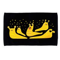 Banana Slug Party– Banana Slug Humor Banana Slug Squad Microfiber Hand Towel