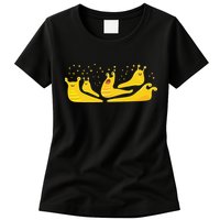 Banana Slug Party– Banana Slug Humor Banana Slug Squad Womens T-Shirt