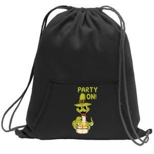 Birthday Snake Quote Sweatshirt Cinch Pack Bag