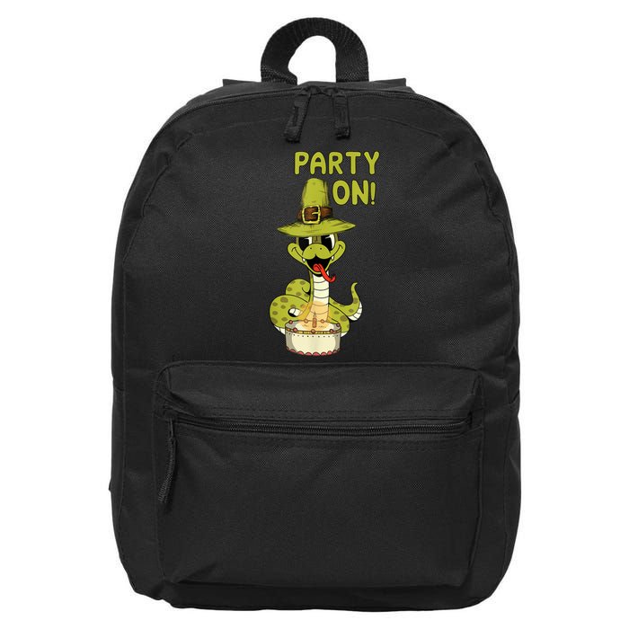 Birthday Snake Quote 16 in Basic Backpack