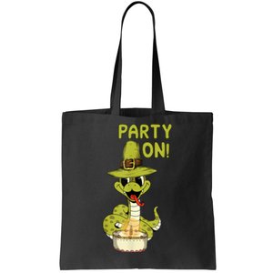 Birthday Snake Quote Tote Bag