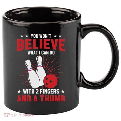 Bowler Sport Quotes Funny Bowling Lover 11oz C Handle Ceramic Mug