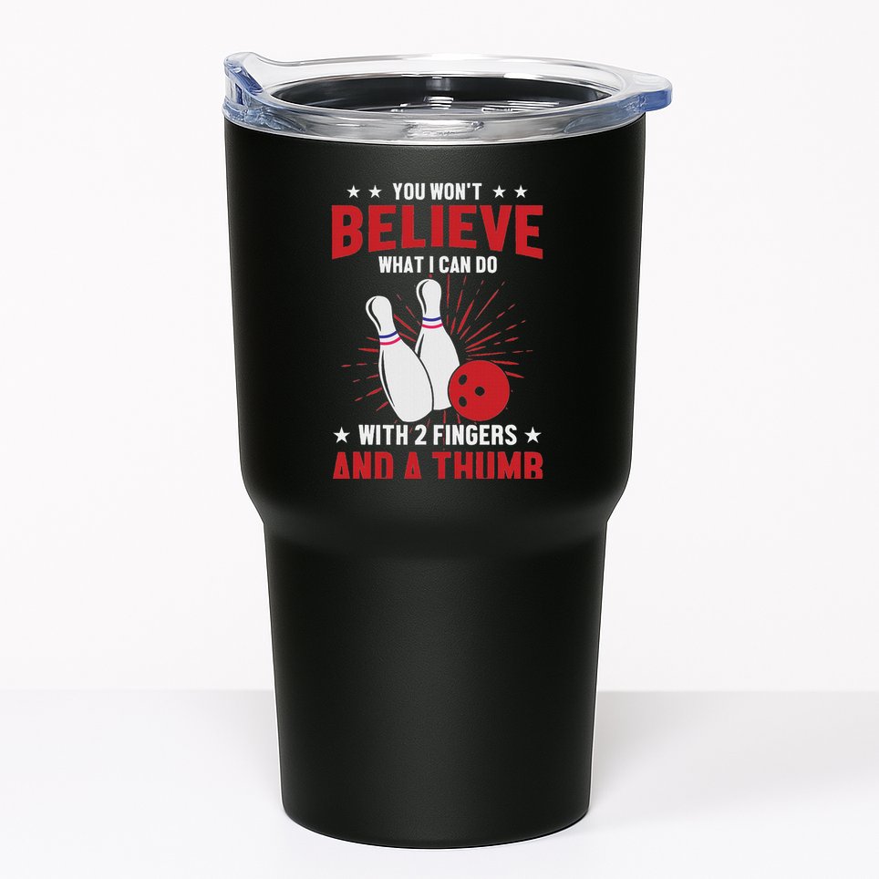 Bowler Sport Quotes Funny Bowling Lover Tumbler