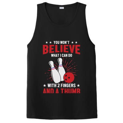 Bowler Sport Quotes Funny Bowling Lover PosiCharge Competitor Tank