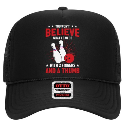 Bowler Sport Quotes Funny Bowling Lover Trucker Hat