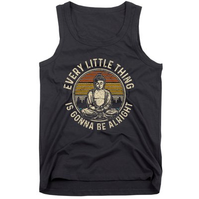 Buddha Spiritual Quote Buddhism Vintage Yogi Yoga Gift Tank Top