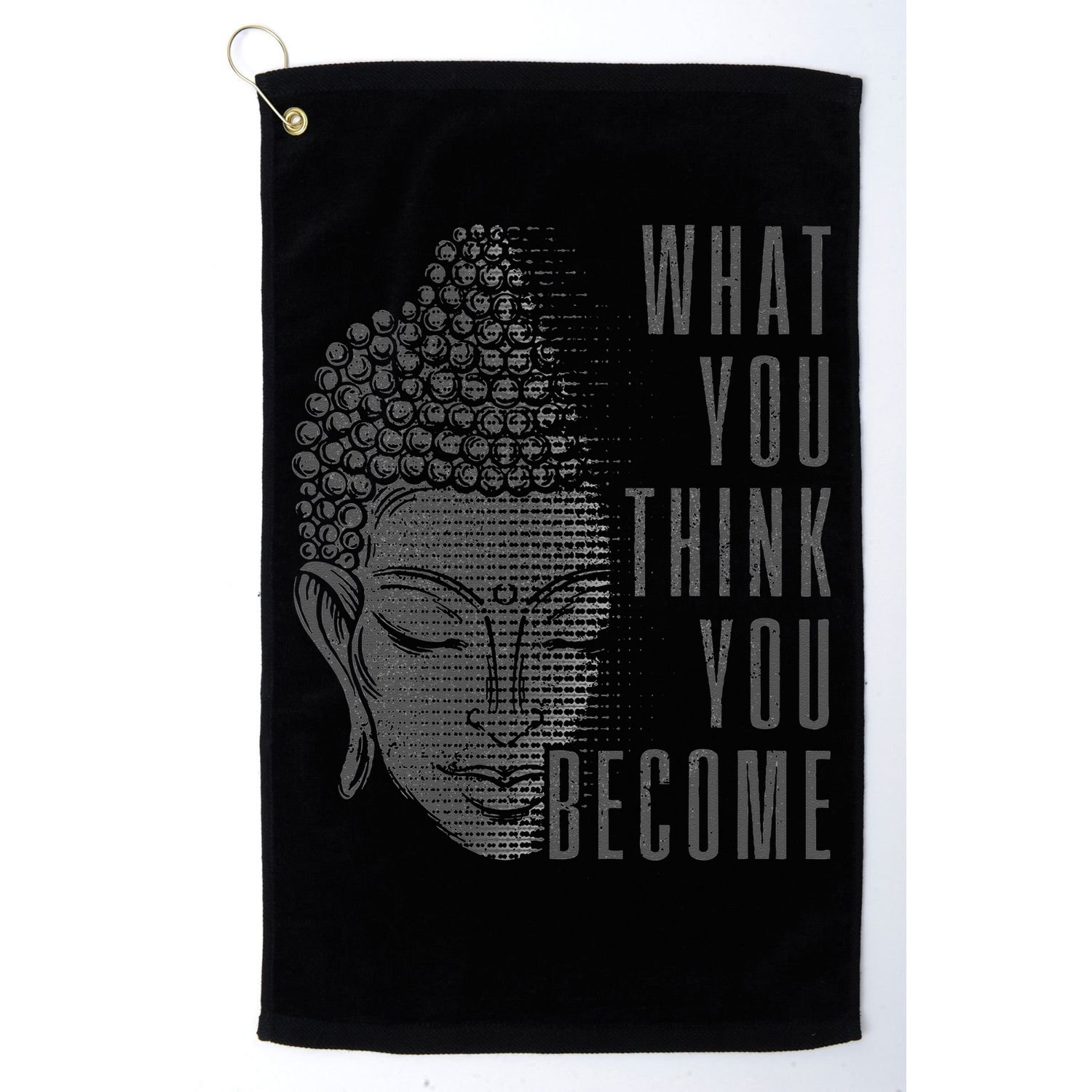 Buddha Spiritual Quote Buddhism Yogi Yoga Gift Golf Towel