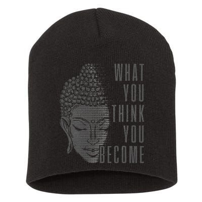 Buddha Spiritual Quote Buddhism Yogi Yoga Gift Short Acrylic Beanie