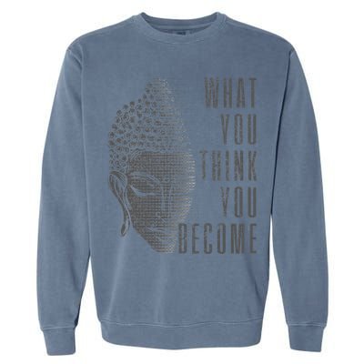 Buddha Spiritual Quote Buddhism Yogi Yoga Gift Garment-Dyed Sweatshirt