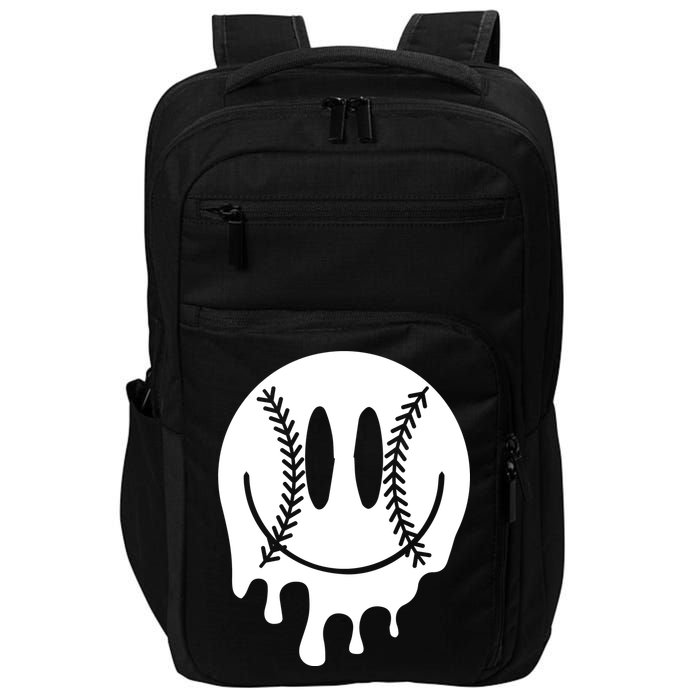 Baseball Smiley Retro Impact Tech Backpack