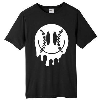 Baseball Smiley Retro Tall Fusion ChromaSoft Performance T-Shirt