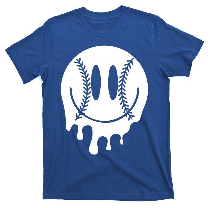 Baseball Smiley Retro T-Shirt