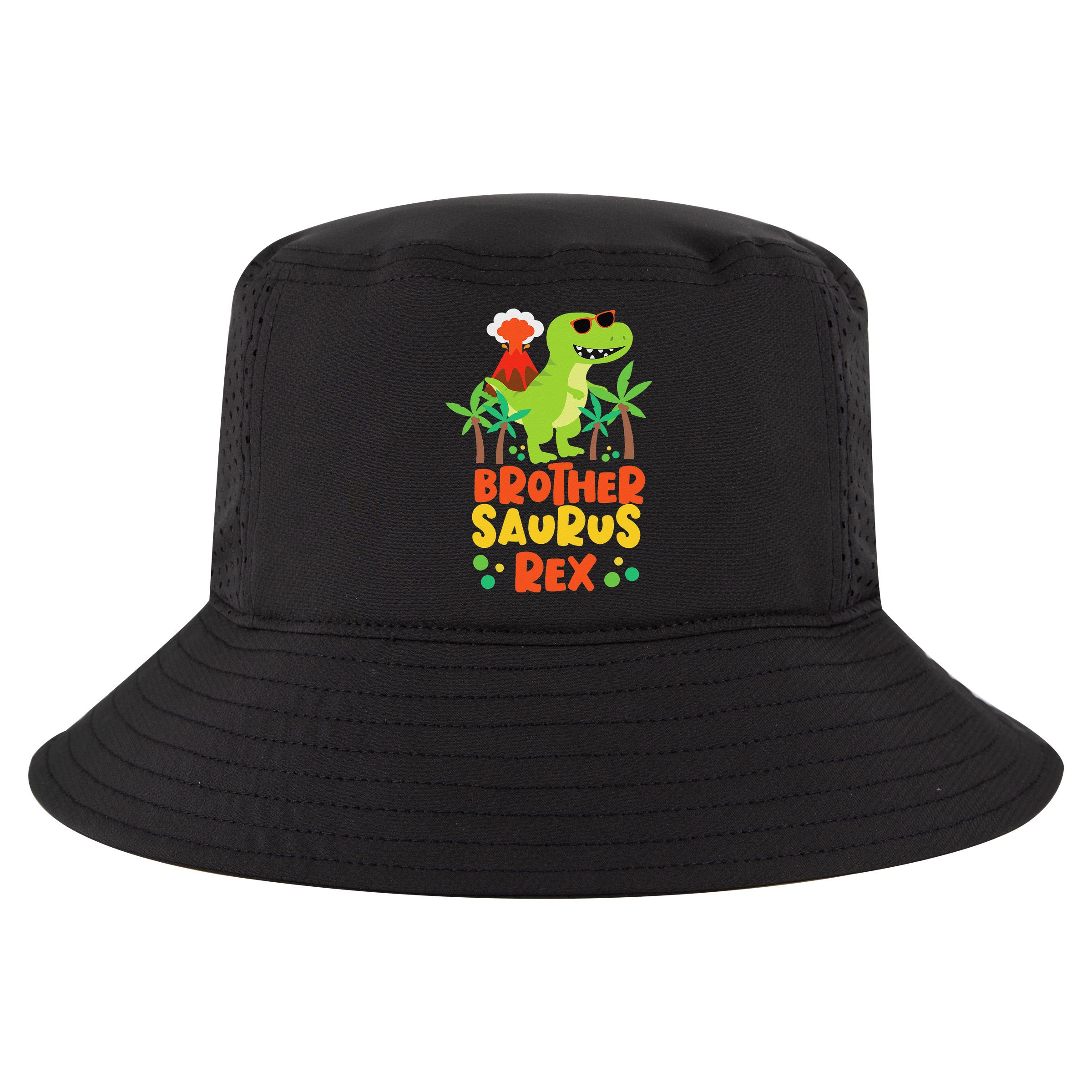 Brother Saurus Rex Dinosaur Dino Cool Comfort Performance Bucket Hat