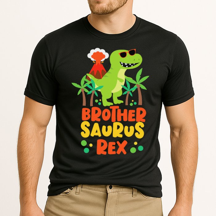 Brother Saurus Rex Dinosaur Dino Cooling Performance Crew T-Shirt