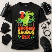 Brother Saurus Rex Dinosaur Dino Cooling Performance Crew T-Shirt