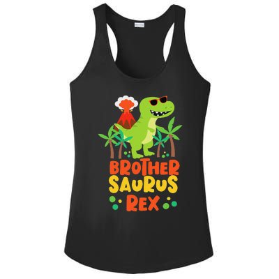 Brother Saurus Rex Dinosaur Dino Ladies PosiCharge Competitor Racerback Tank