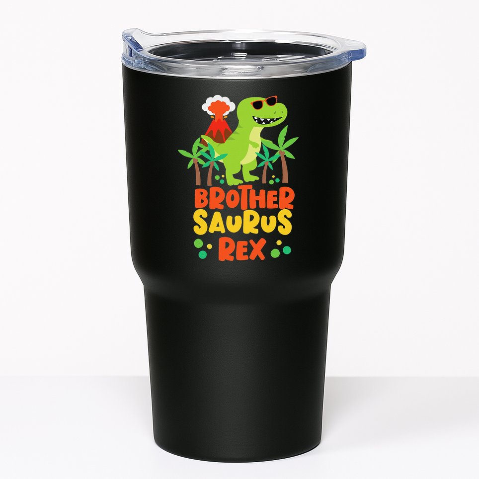 Brother Saurus Rex Dinosaur Dino Tumbler