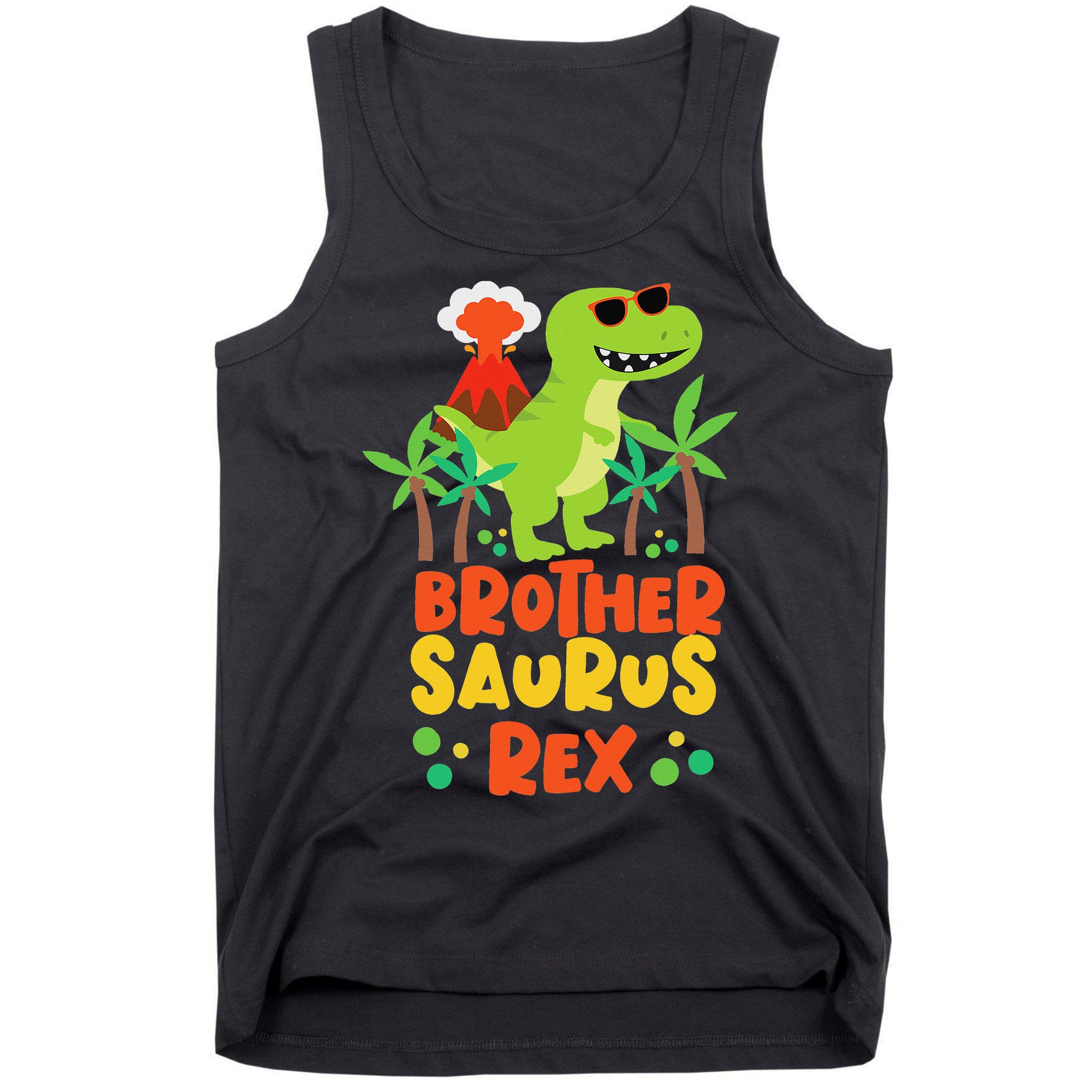 Brother Saurus Rex Dinosaur Dino Tank Top