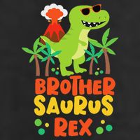 Brother Saurus Rex Dinosaur Dino Golf Towel