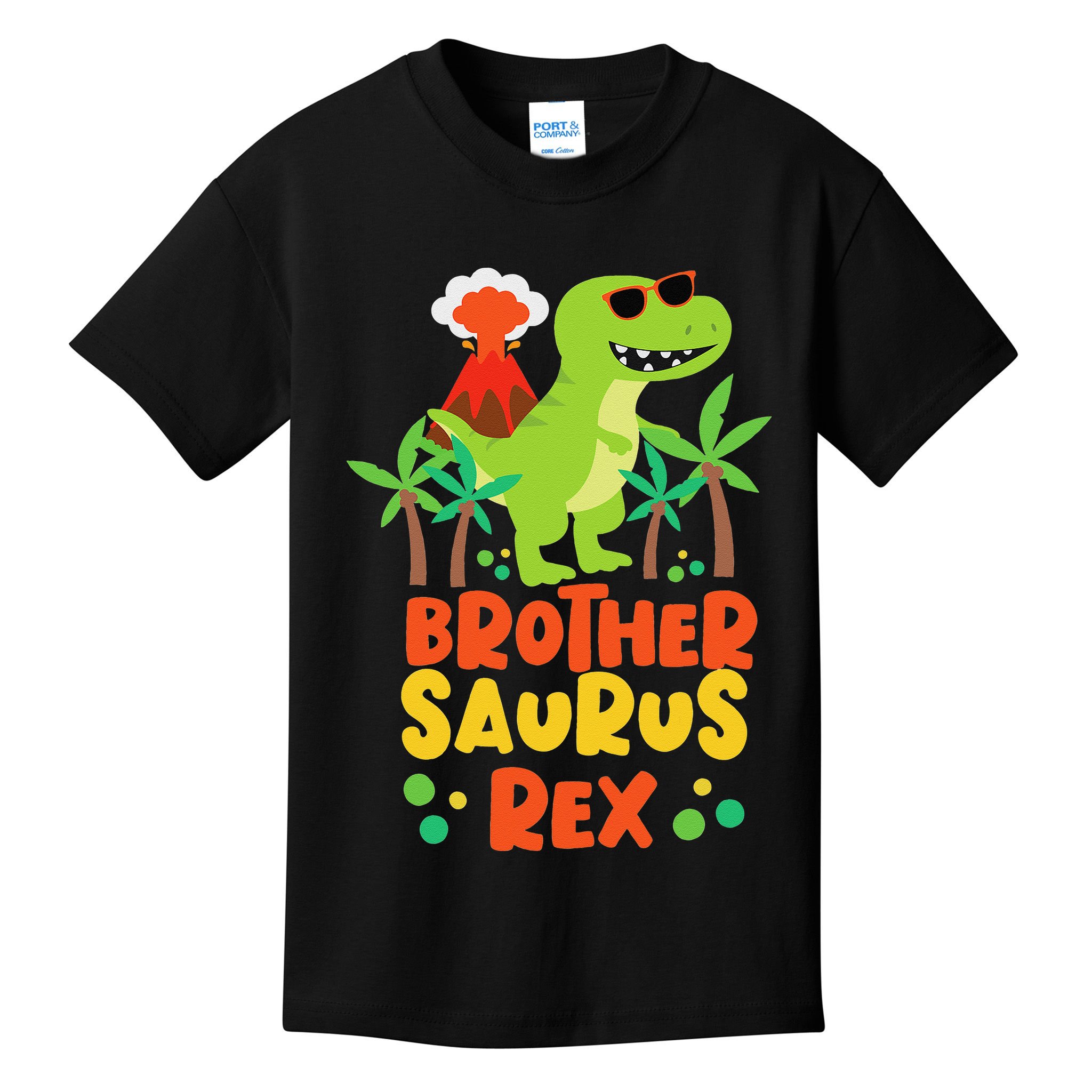 Brother Saurus Rex Dinosaur Dino Kids T-Shirt