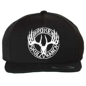 Broken Skull Ranch Wool Snapback Cap