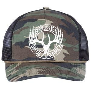 Broken Skull Ranch Retro Rope Trucker Hat Cap