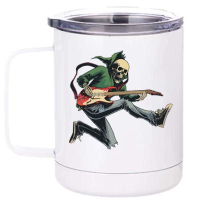 Band Shirts Rock And Roll Guitar For Men Band Tee 12 oz Stainless Steel Tumbler Cup