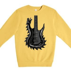 Band Shirts Rock And Roll Guitar For Men Band Tee Premium Crewneck Sweatshirt